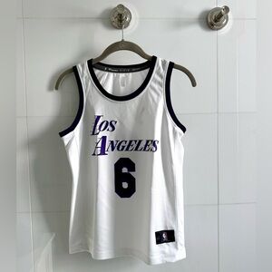 LeBron James Los Angeles Lakers City Edition Swingman jersey.